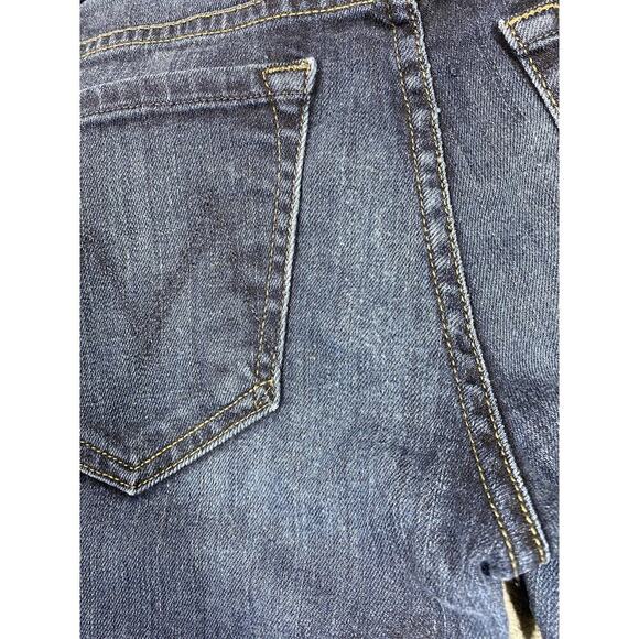 Mother Jeans Womens 27 Blue Wash The Looker Skinny Whiskering - Picture 16 of 16